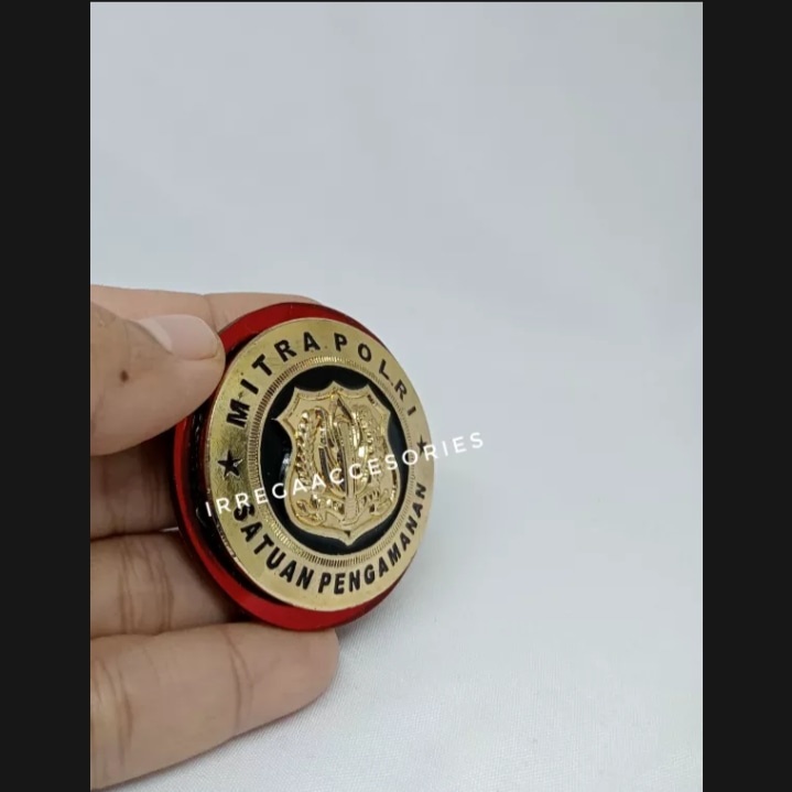 Mitra Polri || Pin Satpam Mitra Polri Terbaru