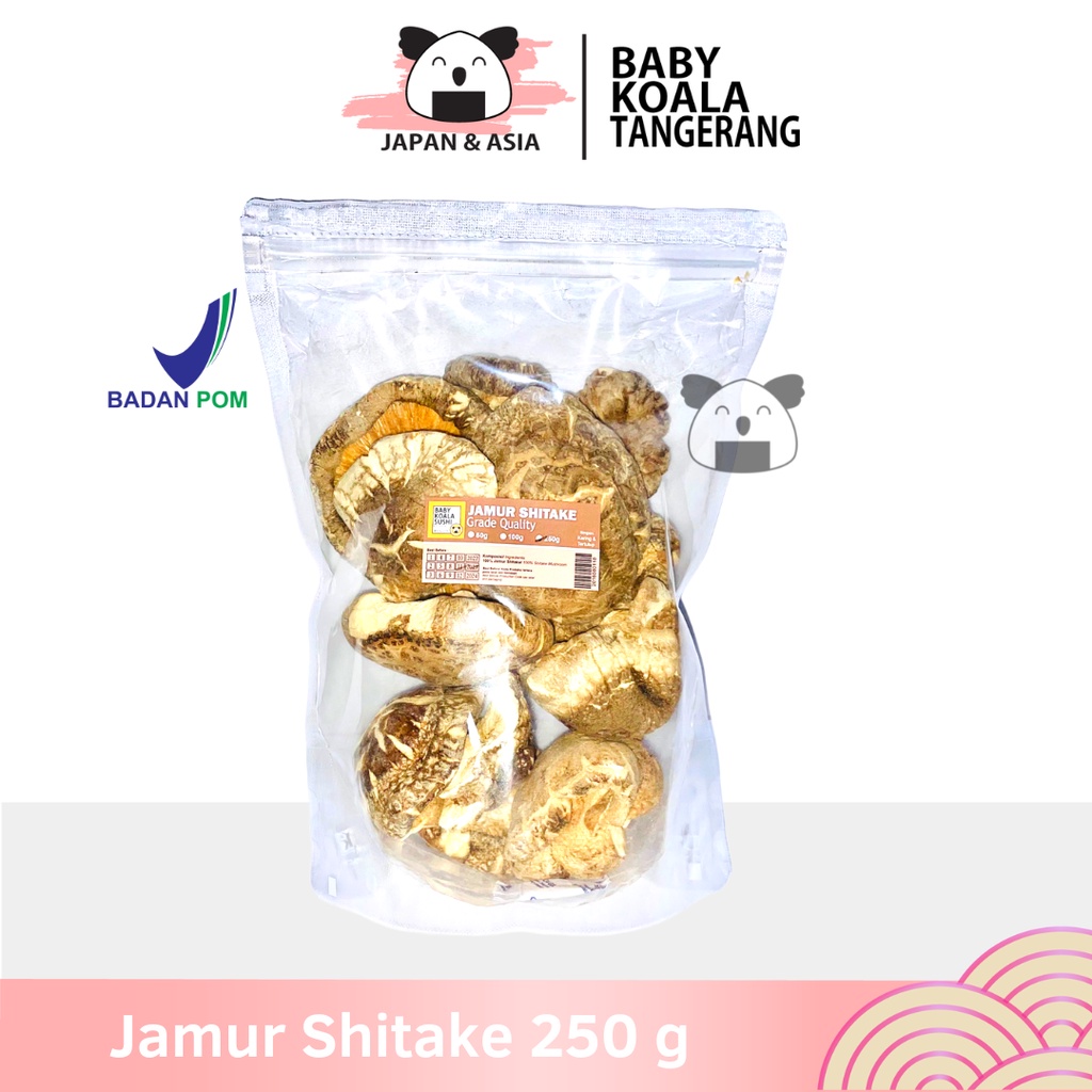 

JAMUR SHITAKE KERING Hioko Mushroom 250 g │ XiangGu Import.