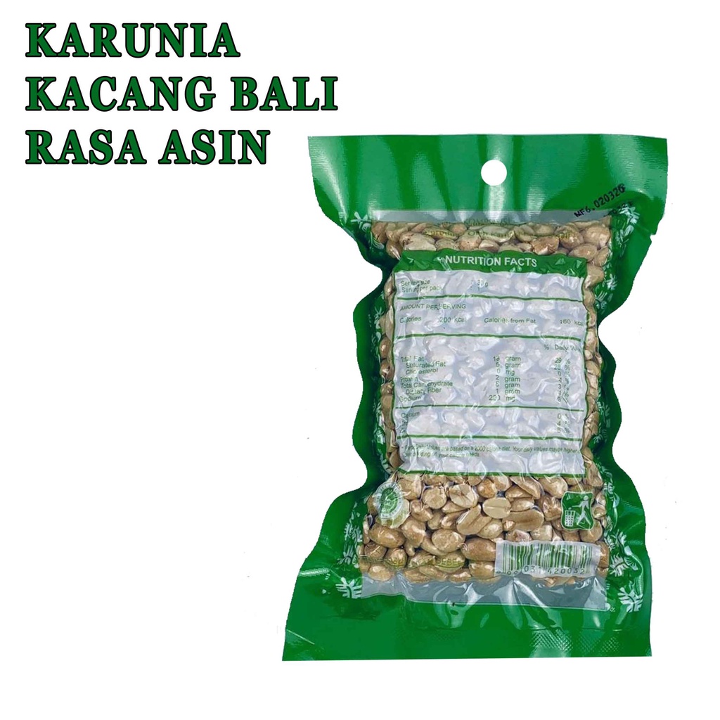 KARUNIA KACANG BALI RASA ASIN 225g