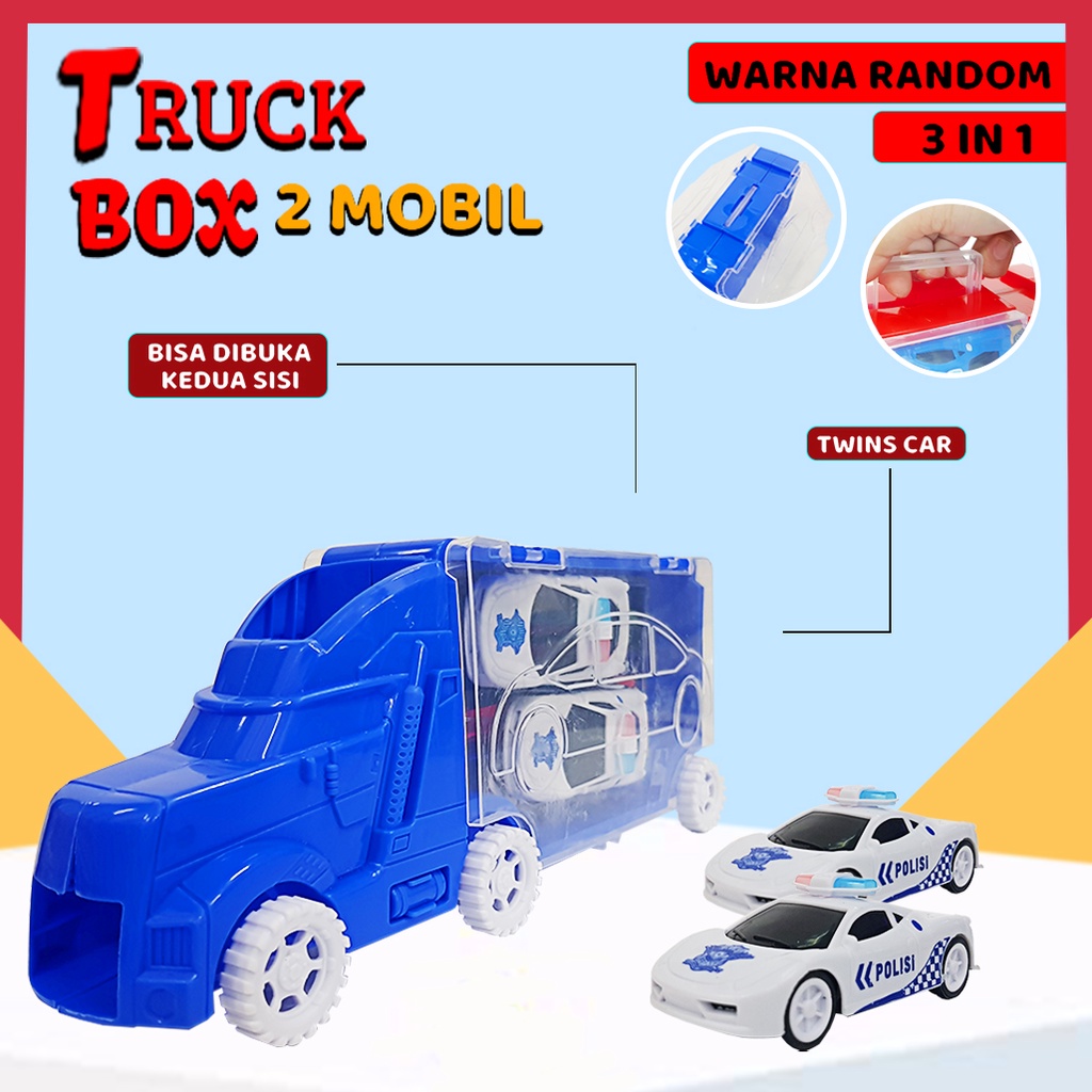 Mianan Anak Mobil-Mobilan/ Mainan Truck Box 2 Mobil