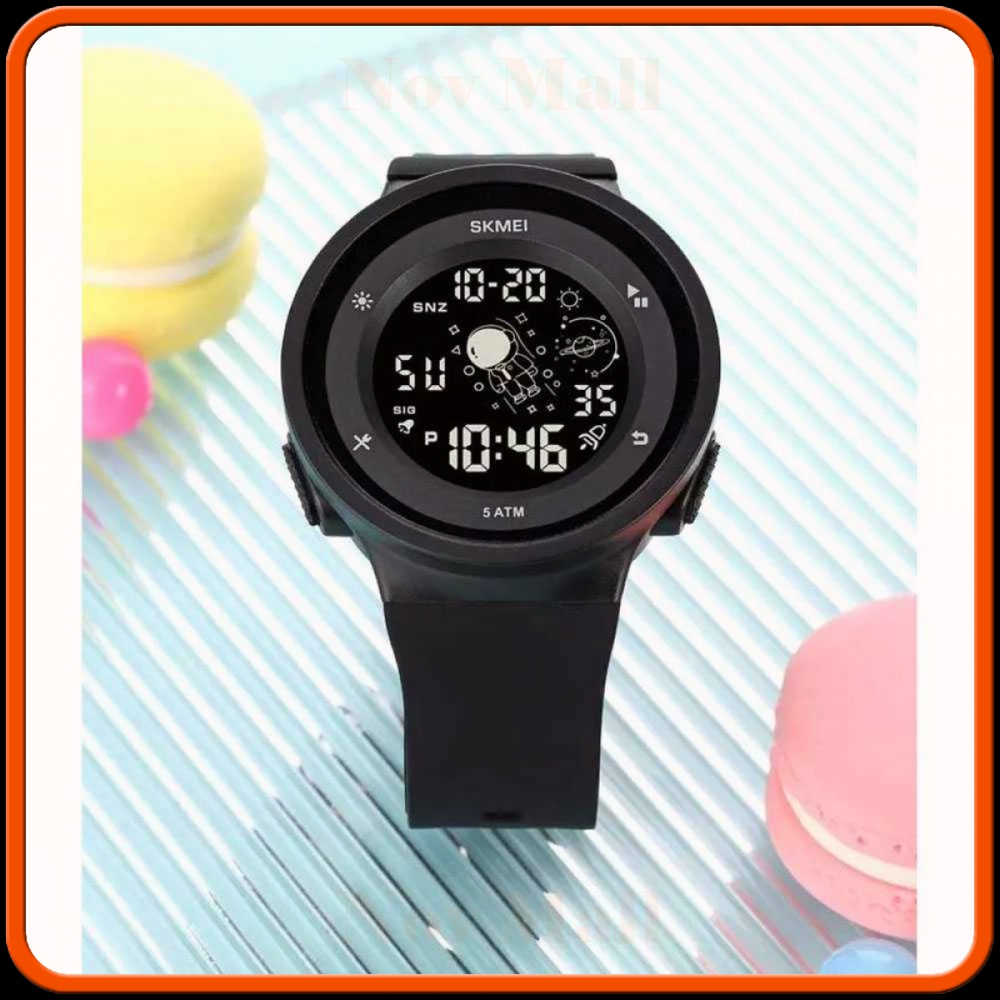 SKMEI Jam Tangan Digital Anak Space Series Alarm Waterproof EL Light - 1973