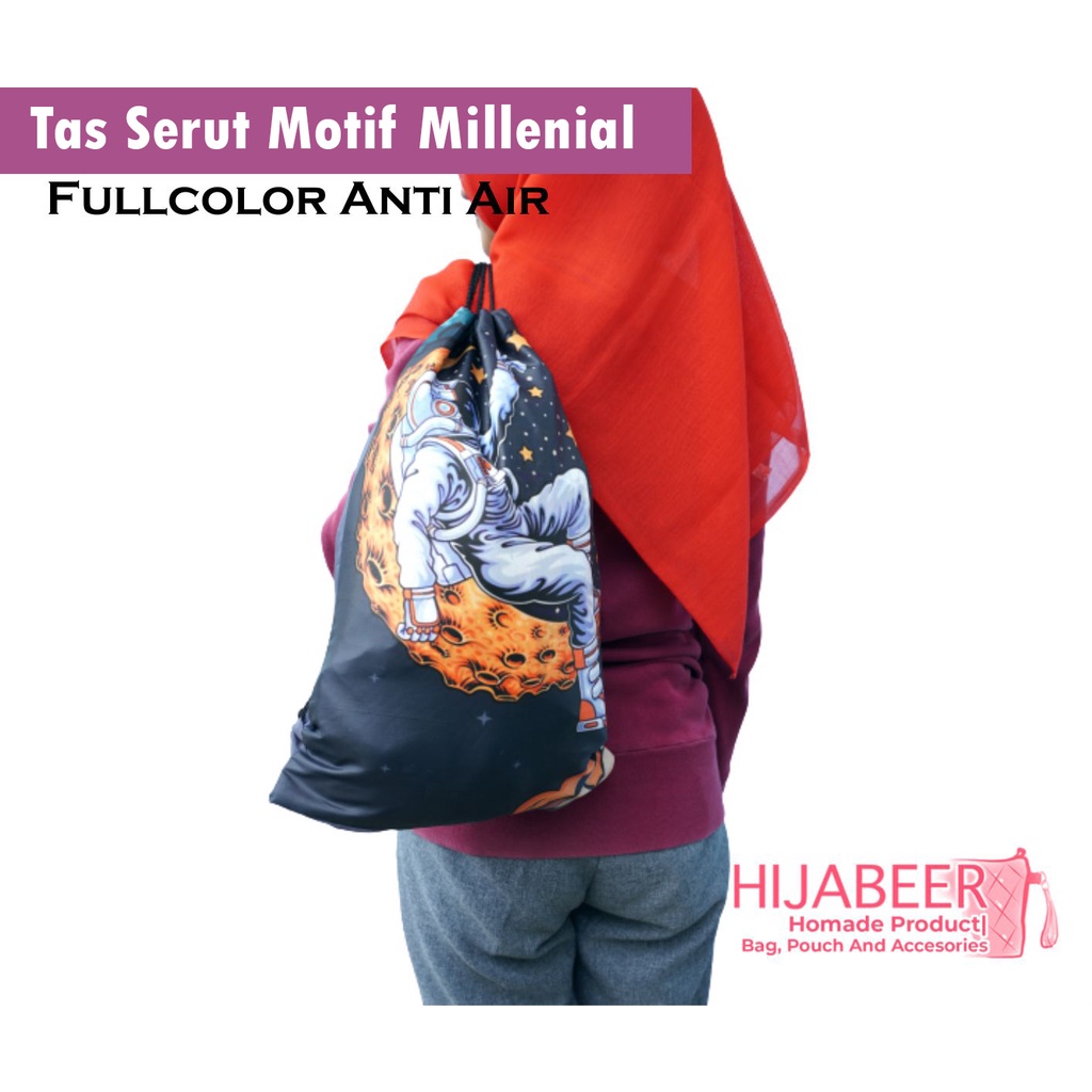 Tas Serut Waterproof Special Edition - Tas Serut Kekinian Anti Air