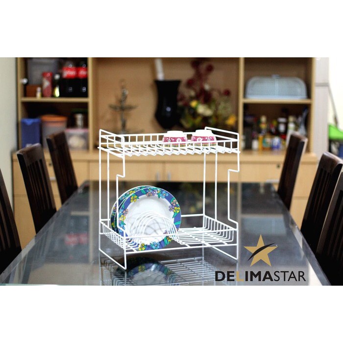 Rak Piring dan Gelas Dapur Astana DRM2002 Delimastar