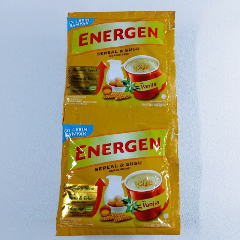 

RB22 Energen vanilla 32gr sachet isi 10
