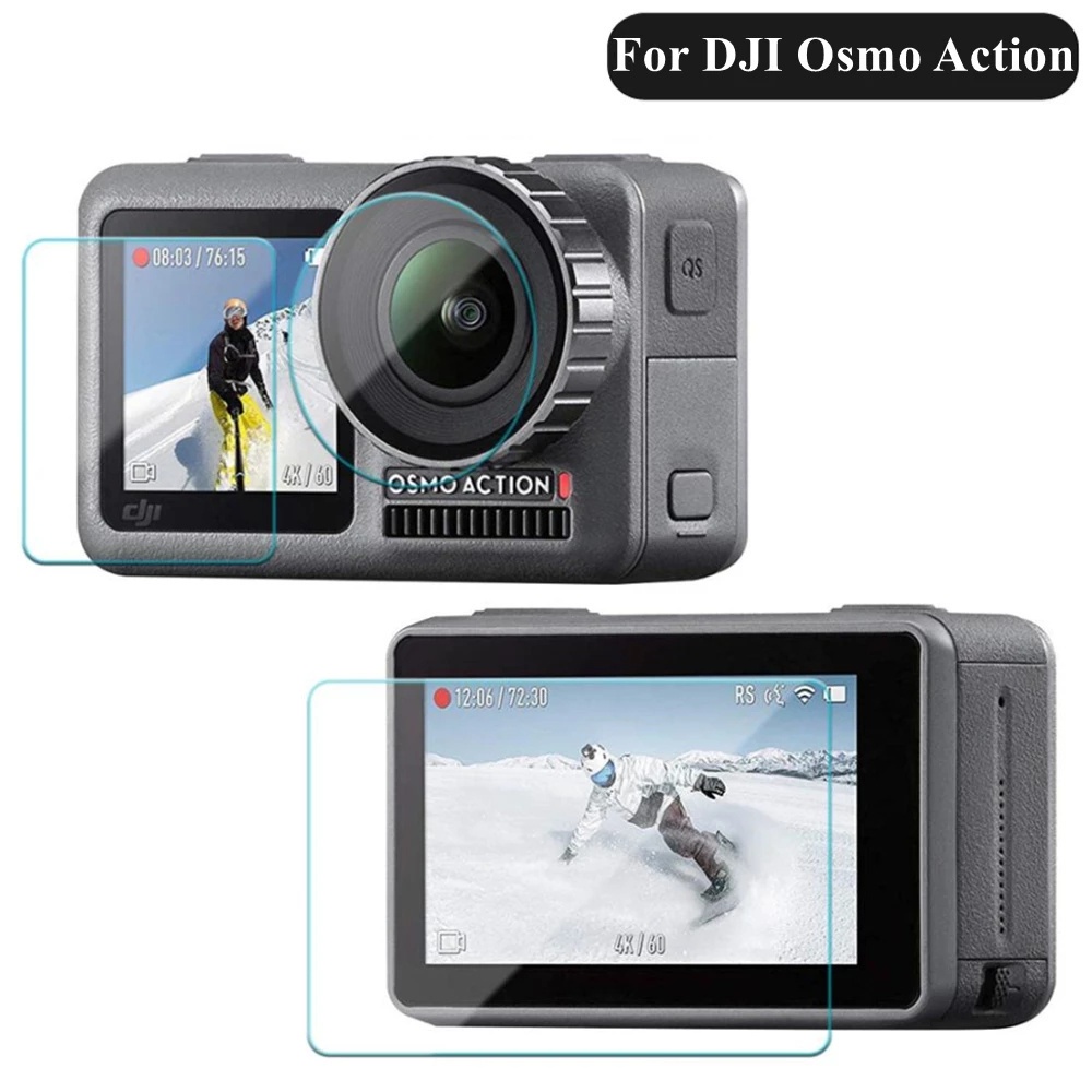 [Harga Grosir]Pelindung Layar Tempered Glass Anti Gores / Ledakan Untuk Kamera Action DJI 3