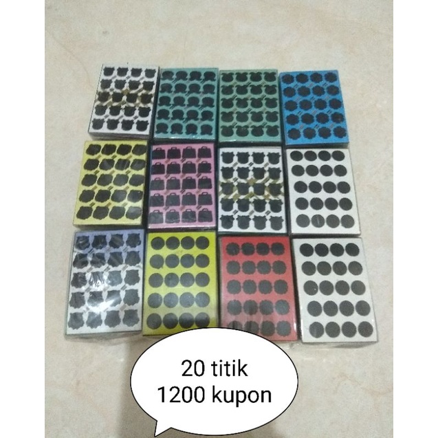 MAINAN GOSOK GOSOK GOSOKAN TENGKORAK BOM 20 TITIK ISI 1200 KUPON