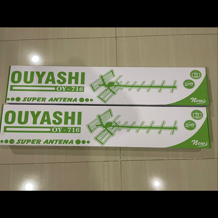 Antena Digital Ouyashi OY -716 Super Antena + kabel antena freee boster tnka ori mantap