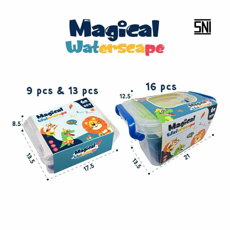 MAGICAL WATERSCAPE MIKA 9PCS/ BOX 16PCS