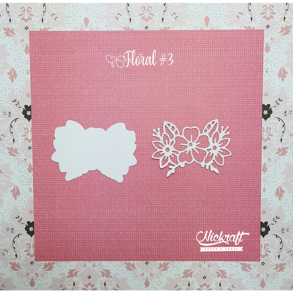

FLORAL #3 - Hiasan Scrapbook Jurnal Bunga Kertas Die Cut - model Kiri