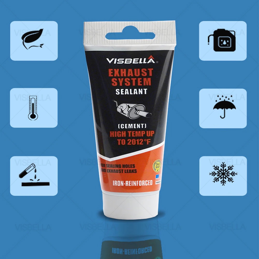 Visbella Exhaust System Sealant [ Cement ] High Temperatur 1100 Celcius Lem Panas Khusus Knalpot Mob