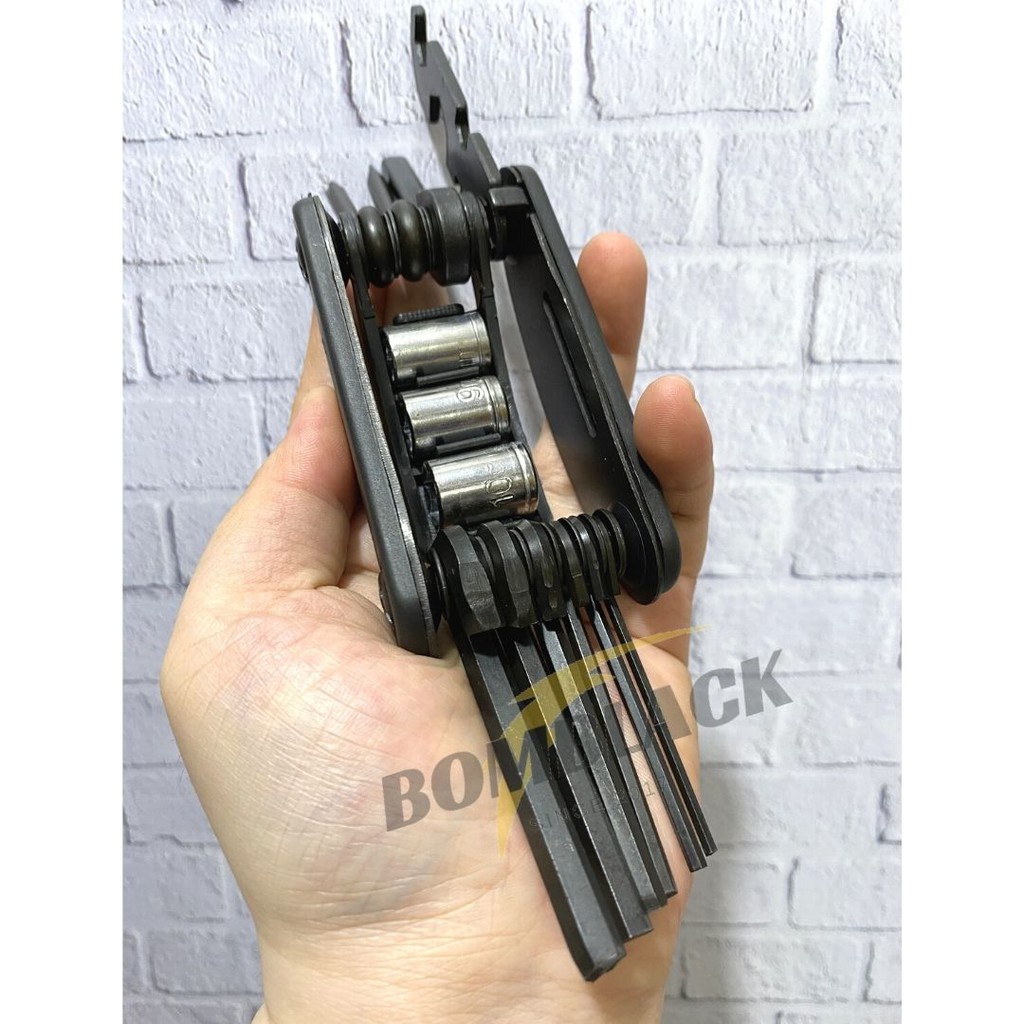 Bike Tool Kit Set 15 in 1 Obeng Kunci L Sepeda Lipat Toolkit Bicycle