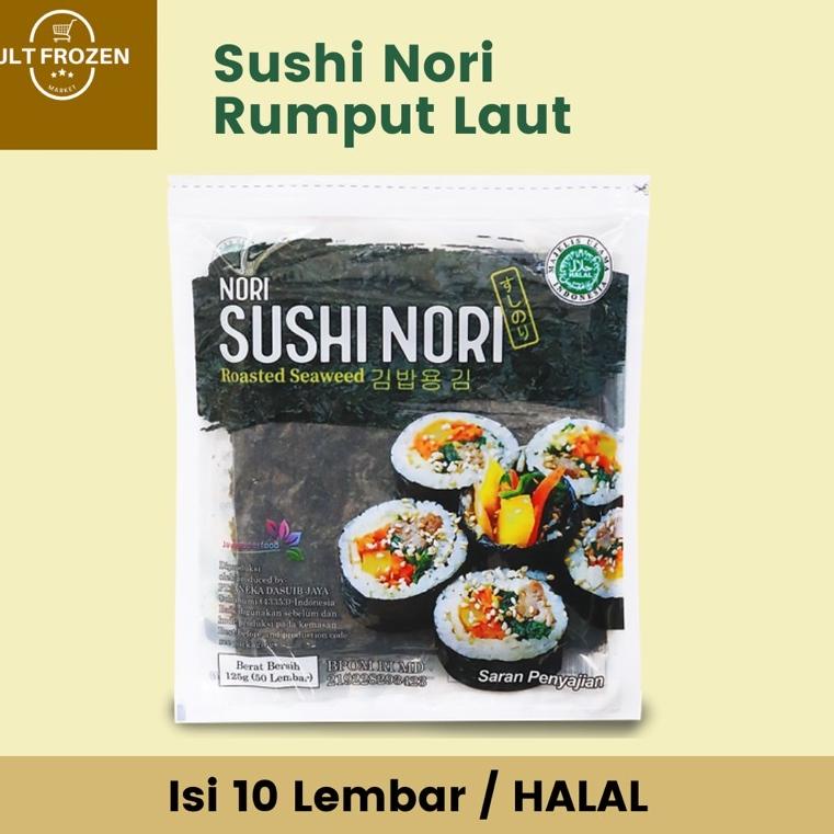 

Promo ★★ SUSHI NORI / RUMPUT LAUT / KIMBAB / SUSHI HALAL 5 / 10 / 20 / 50 LEMBAR ¢
