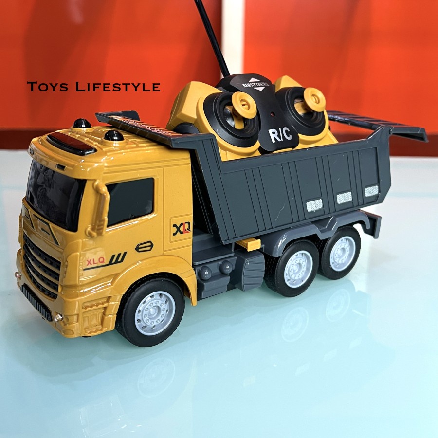 Mainan Anak Mobil Truk Remote Control Dump Truck
