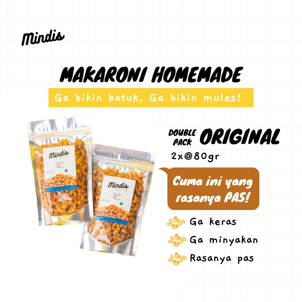 

[PREMIUM] Mindis Makaroni Homemade Double Pack Original