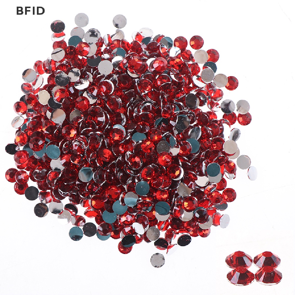 [BFID] 5mm 1000Pcs Berlian Imitasi AB Susu Jelly Flatback Resin Kristal Untuk Pakaian/Nail Art [ID]