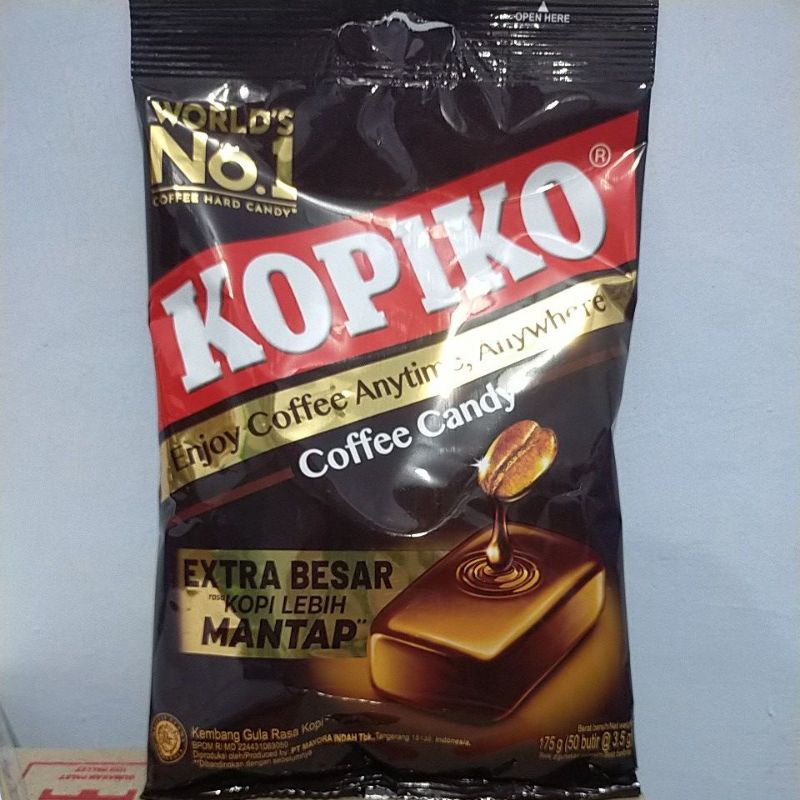 

Kopiko permen kopi 175 gram 50 butir