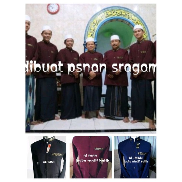 jasko pria dewasa motif batik