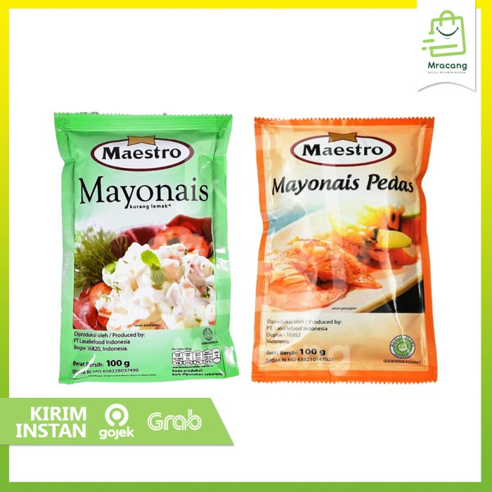 Maestro Mayonaise 100gr - Kurang Lemak