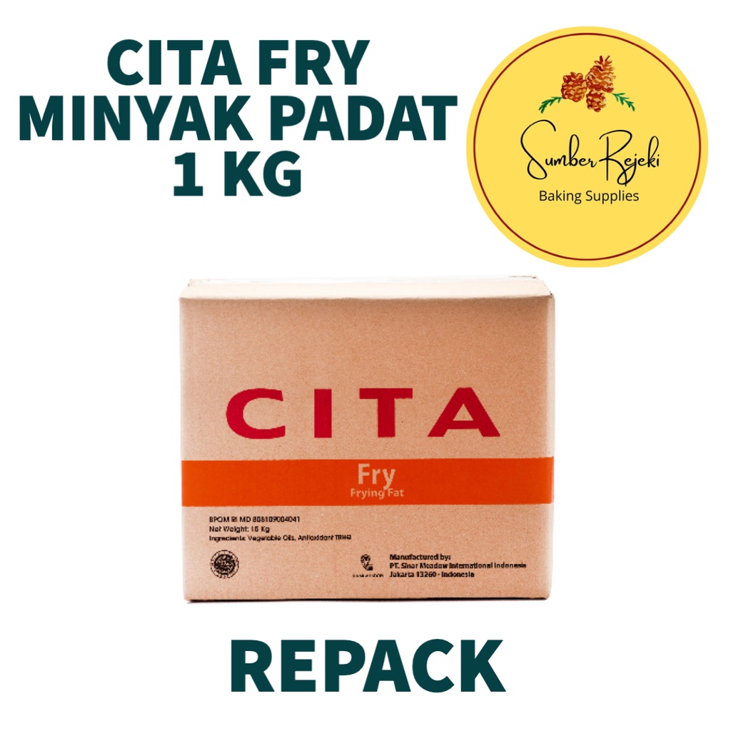 

Cita Fry Minyak Padat Minyak Goreng Padat Untuk Menggoreng Ayam dan Donat 1 KG / 1KG