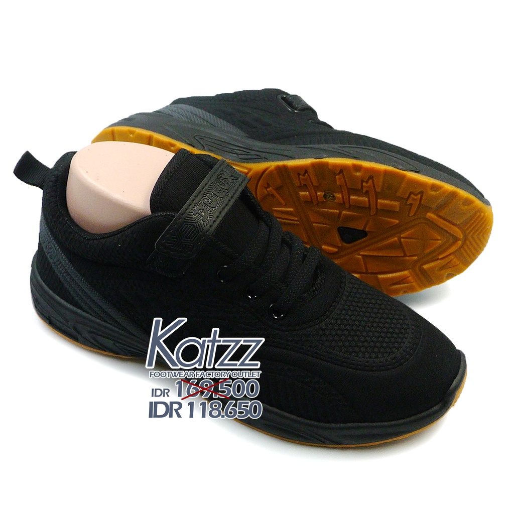 KATZZ - Sepatu Sekolah Model Terbaru / Sepatu Sekolah Warna Hitam Laki-Laki Perempuan / Sepatu Sekol