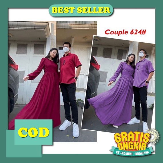 Sarimbit Keluarga Samara J08 Selaras Family Pink Calk Baju Couple Keluarga Terbaru 2023 Gamis Origin