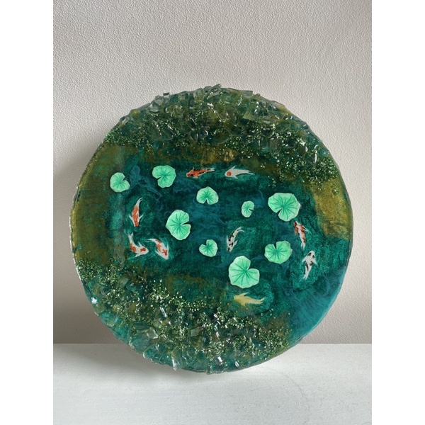 Lukisan Koi 3D Resin Art