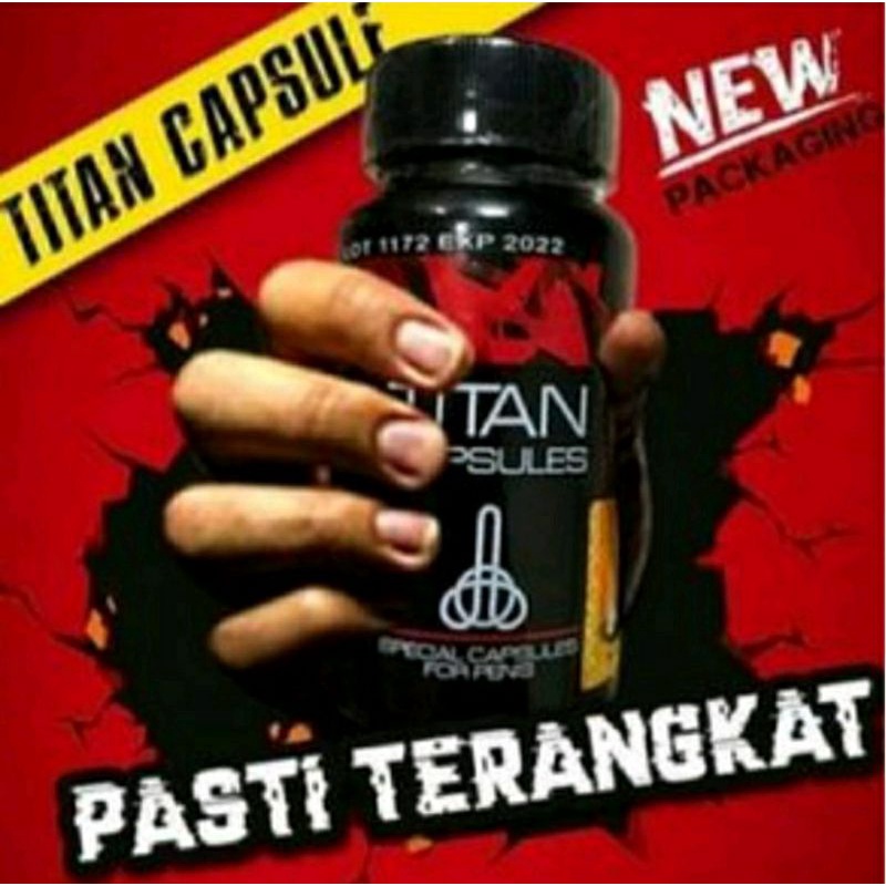 TITAN KAPSUL ORIGINAL RUSIA SPESIALIS PEMBESAR KELAMIN PRIA PERKASA  CEPAT AMPUH