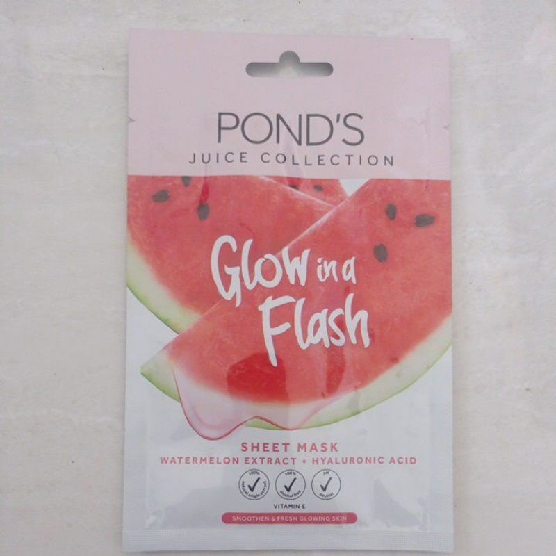 Pond's Glowing Flash Sheet Mask exp September 2023