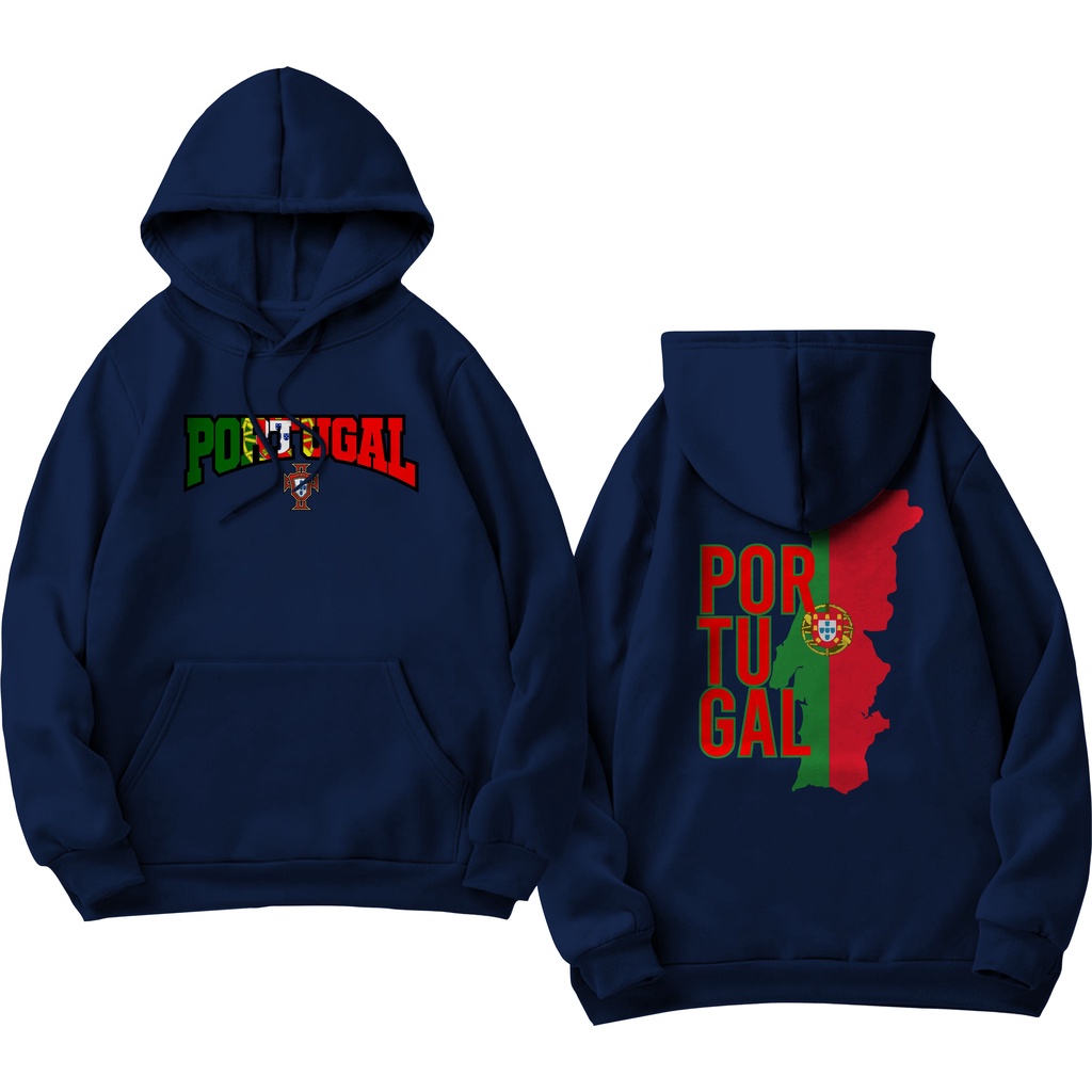 Holyrider PORTUGAL Sweater Hoodie Distro Sablon DTF Fleece Cotton II Holyrider Jumper Hoodie PORTUGAL II M-XXL (Pria &amp; Wanita) Free stiker&amp;Gantungan Kunci