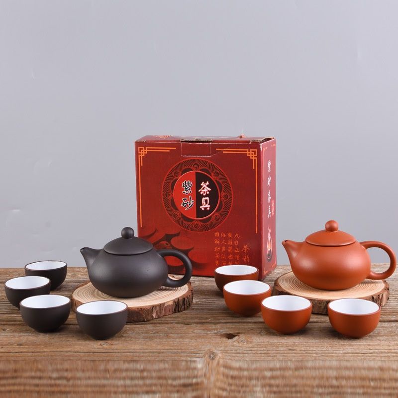 Ready Tea Pot Set Kung Fu Keramik Tanah Liat Teko Teh