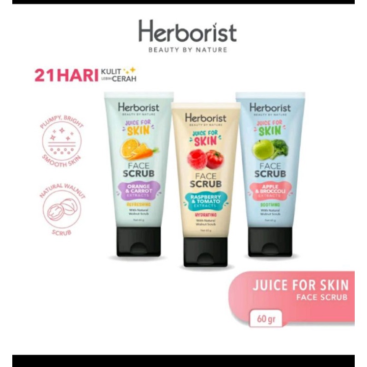 Herborist Juice For Skin Face Scrub 60g