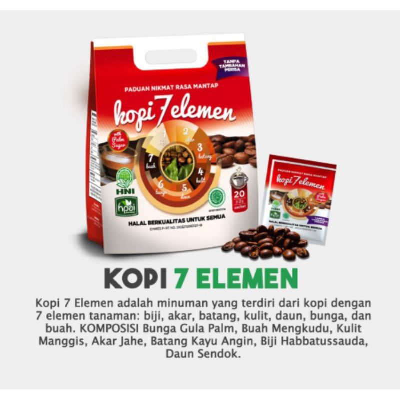 

KOPI 7 ELEMEN HNI HPAI - KOPI ERA BARU ISI 20 SACHET