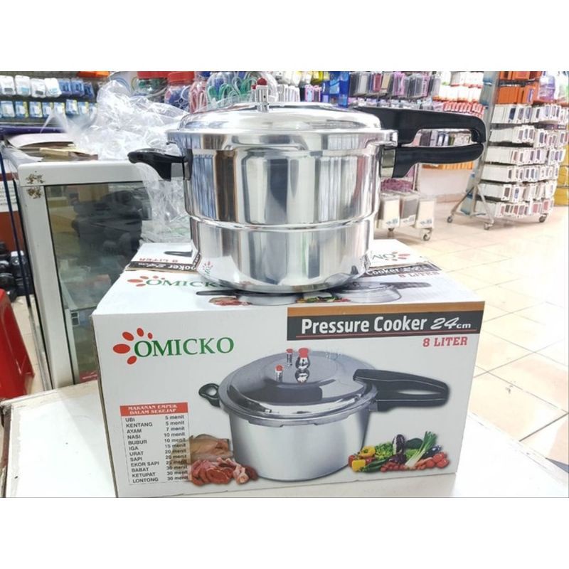 Presto , Panci Presto , panci Penanak nasi , panci pemasak Stainlis - 12 lite