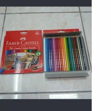 

오빠 Pensil Warna Faber Castell 24 Panjang Classic Miliki !