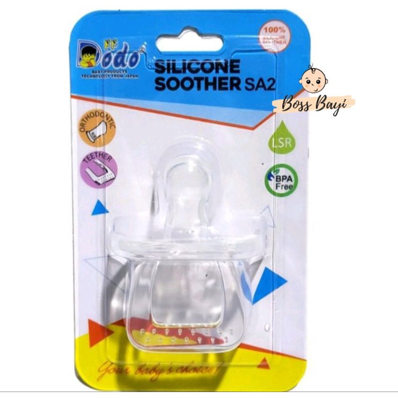 DODO - Soother Silicone SA1-SA2 / Soother with Holder S050 / Soother Glow S051 (Empeng Bayi)