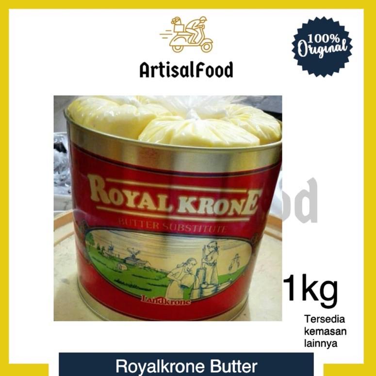 

[N7850] Royal Krone Royalkrone Landkrone Butter Mentega 1kg Room Butter kiloan 1 kg rcri0