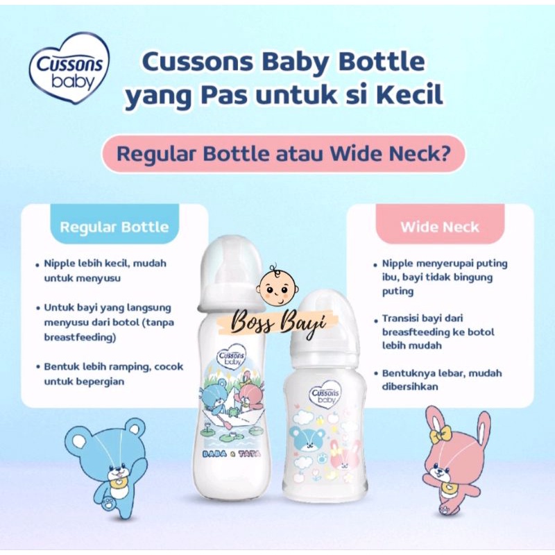 CUSSONS - Baby Milk Bottle / Botol Susu Bayi