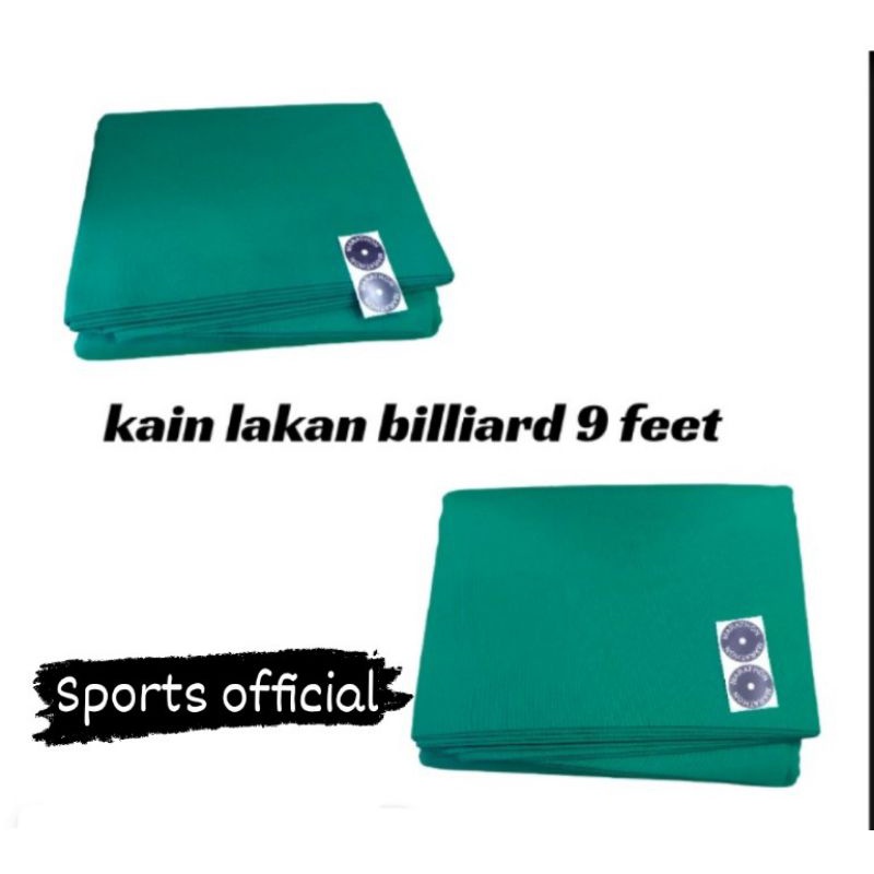 Kain Lakan Billiard Meja billiard / Laken Billyard 9 Feet