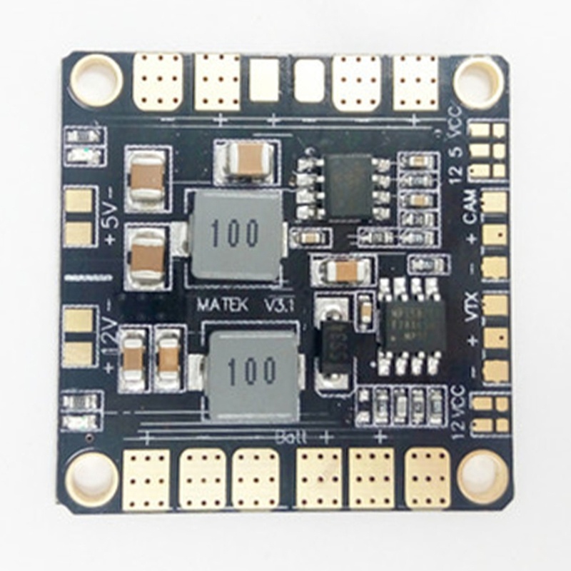 Zzz Power Distribution Board PDB Dengan BEC 5V &amp; 12V Untuk FPV QAV250 ZMR250 Multicopter