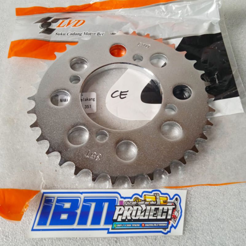 GEAR GIR BELAKANG YAMAHA JUPITER Z RX KING 428-35 36,GEAR YAMAHA 428,GEAR YAMAHA 36 35,GEAR RX KING 
