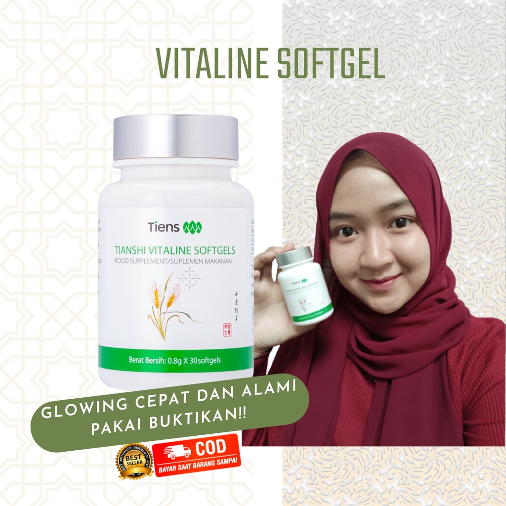 Vitaline Tiens - Vitaline Softgels - Vitaline Pemutih - Vitaline Pencerah - Vitality - Pemutih Kulit
