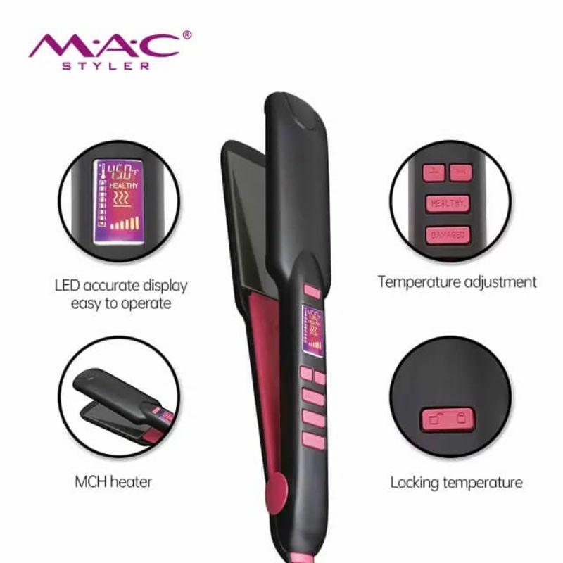 NEW CATOKAN KERATIN SMOOT SALON MAC 5516 ORIGINAL BLACK PINK