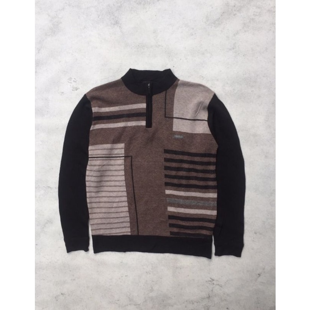 Halfzip Pattern Knitwear