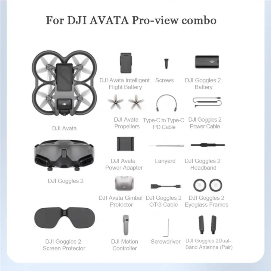 Startrc Portable Shoulder Case Carrying Bag DJI Avata Pro View Combo