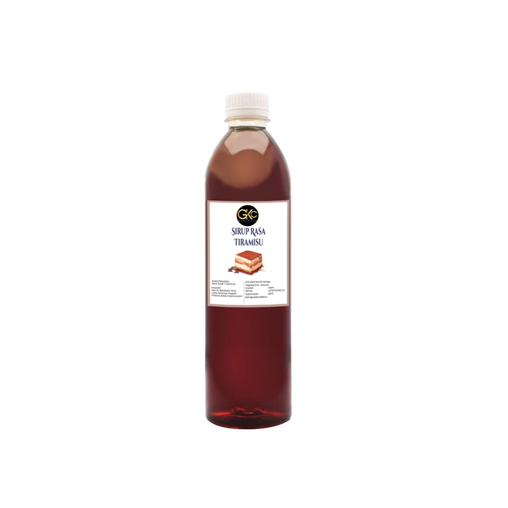 Sirup Tiramisu / Tiramisu Syrup Minuman GKC Heritage 640 ml (Import Quality)