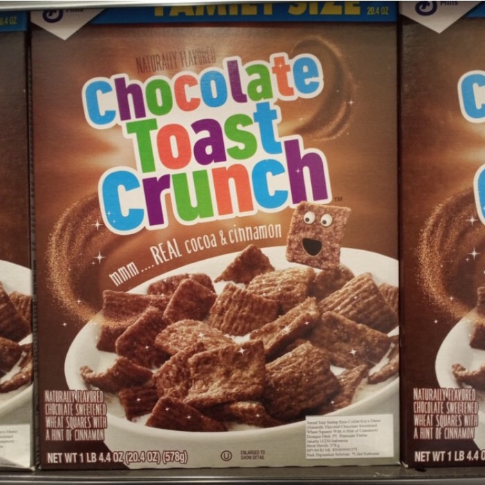

General mills chocolate toast crunch cocoa & cinnamon 20.4 oz 578gr