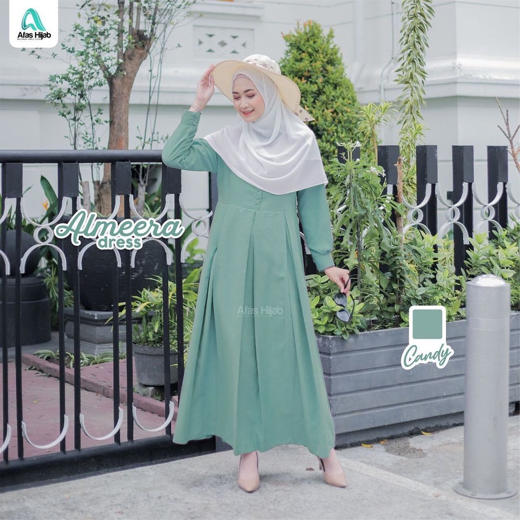 Almeera Dress by Afas Hijab Gamis Daily Kondangan