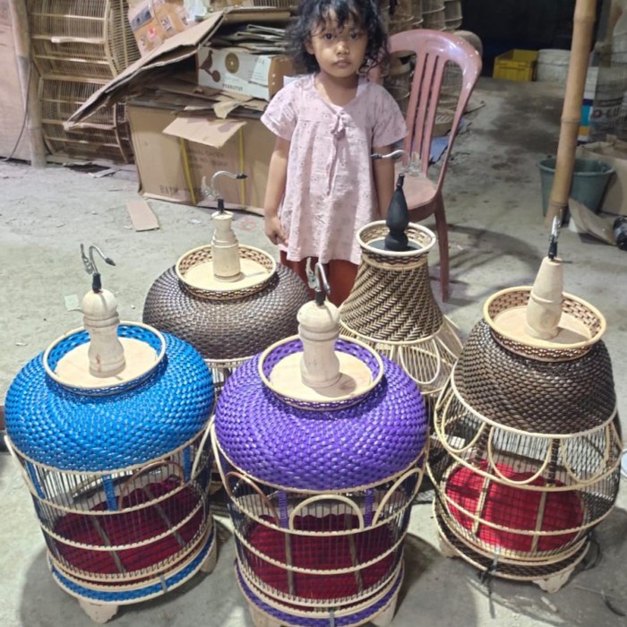Kandang Burung Sangkar Rotan Perkutut Rotan Kandang Rotan Perkutut Burung Perkutut