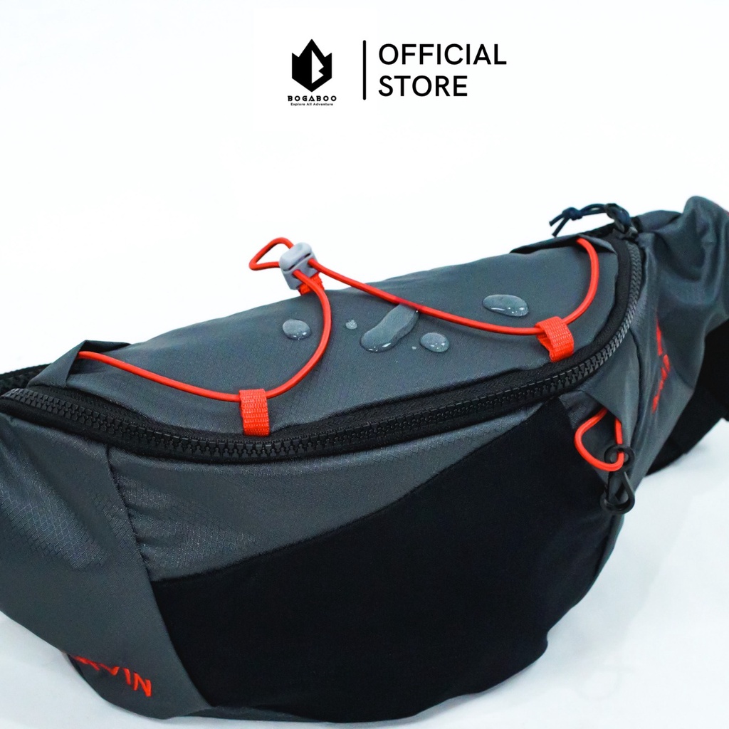 Waist Bag Bogaboo Seri ARVIN Waterproof Pria Wanita - Tas Pinggang  Anti Air - Tas  - Tas Selempang