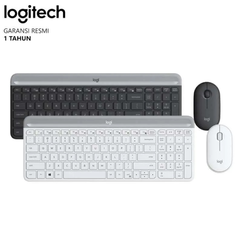 Keyboard Mouse Logitech MK470 Slim Wireless Combo 1000DPI - MK 470